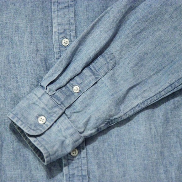 Polo Ralph Lauren Chambray Cotton L/S Shirt - Picture 4 of 6